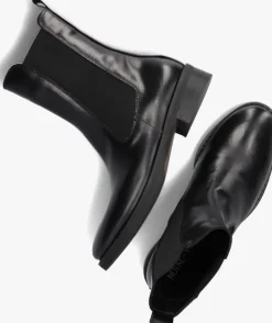 zwarte notre-v chelsea boots 4003