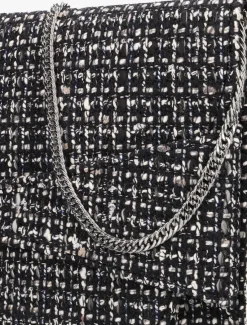 zwarte notre-v clutch 3207