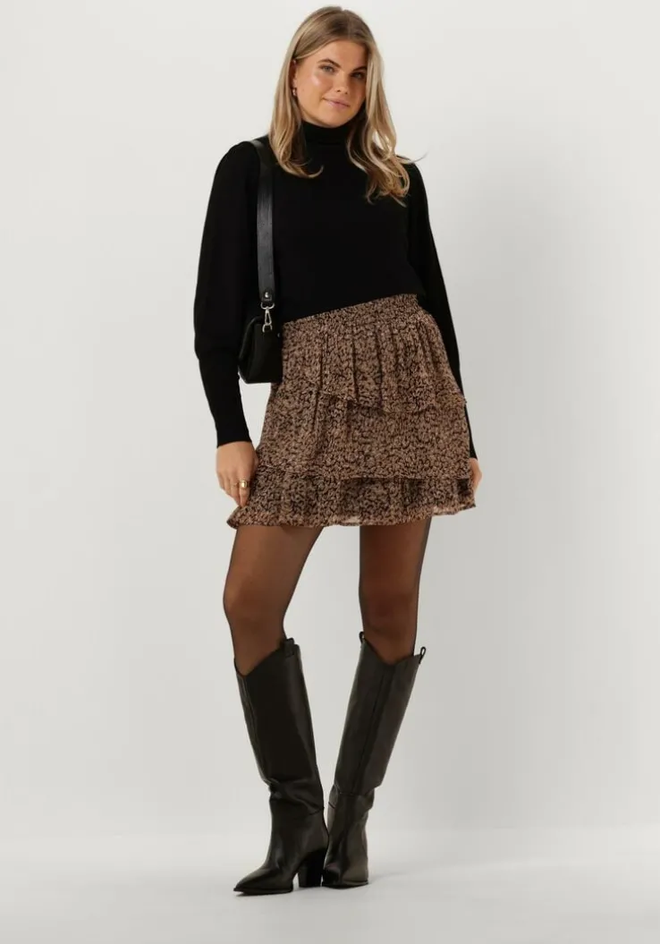 zwarte notre-v coltrui basic knit blouse