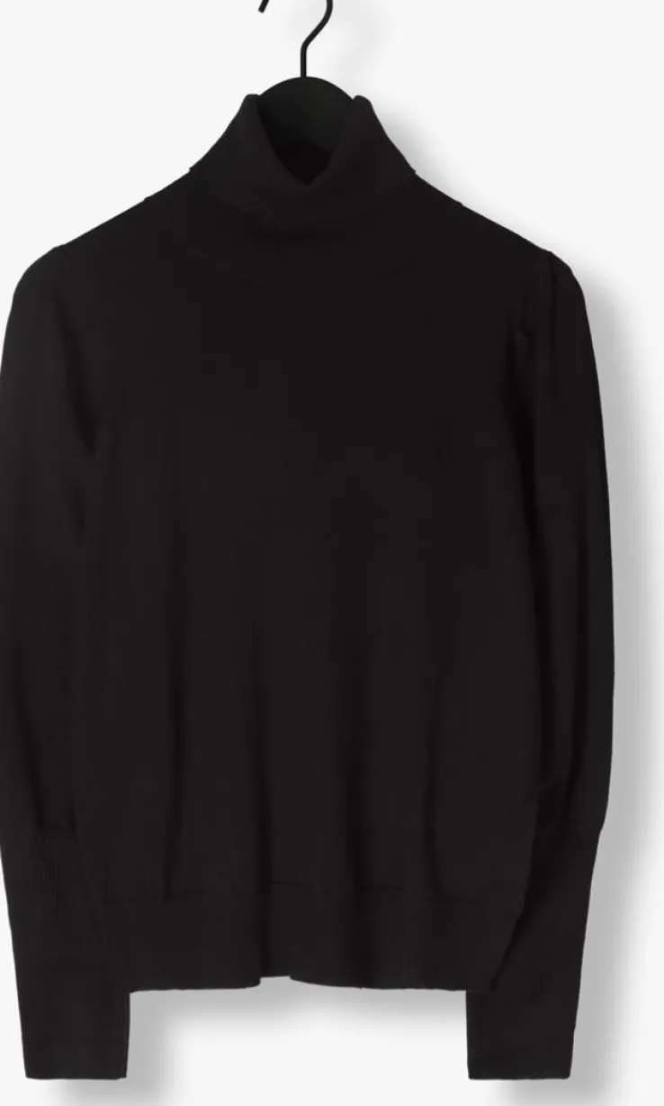 zwarte notre-v coltrui basic knit blouse
