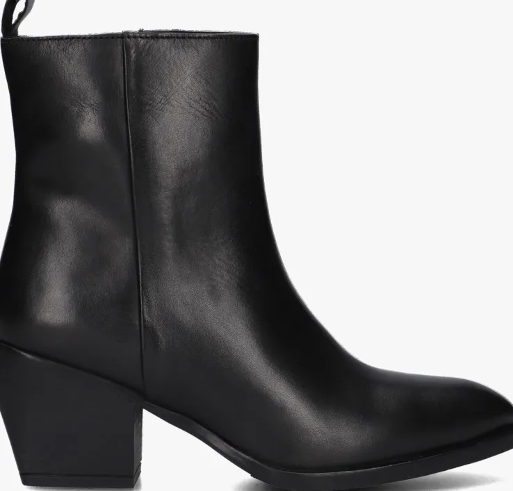 zwarte notre-v enkellaarsjes ki-4563