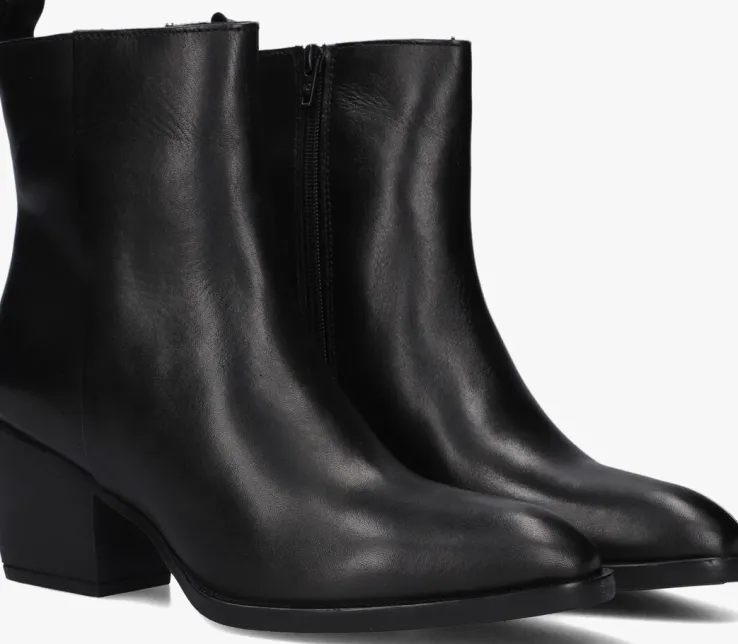 zwarte notre-v enkellaarsjes ki-4563