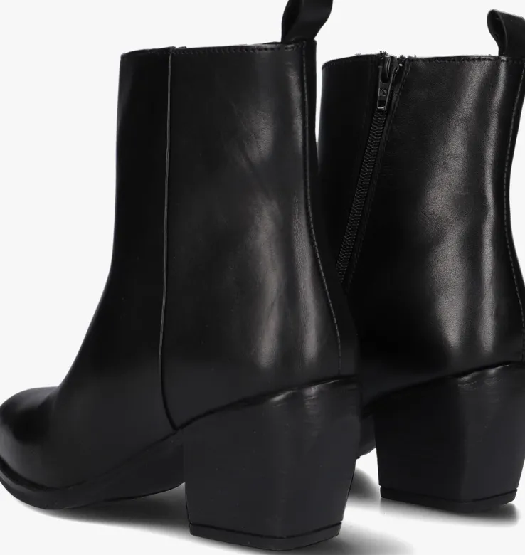 zwarte notre-v enkellaarsjes ki-4563