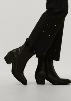 zwarte notre-v enkellaarsjes ki-4563