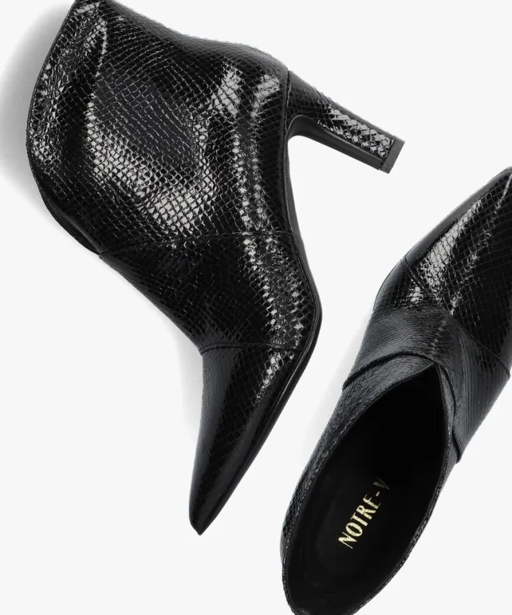 zwarte notre-v enkellaarsjes 38235