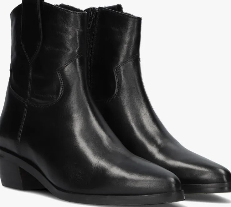 zwarte notre-v enkellaarsjes fru110