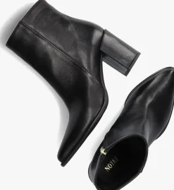 zwarte notre-v enkellaarsjes 67034