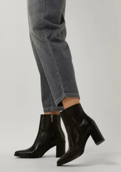 zwarte notre-v enkellaarsjes 67034