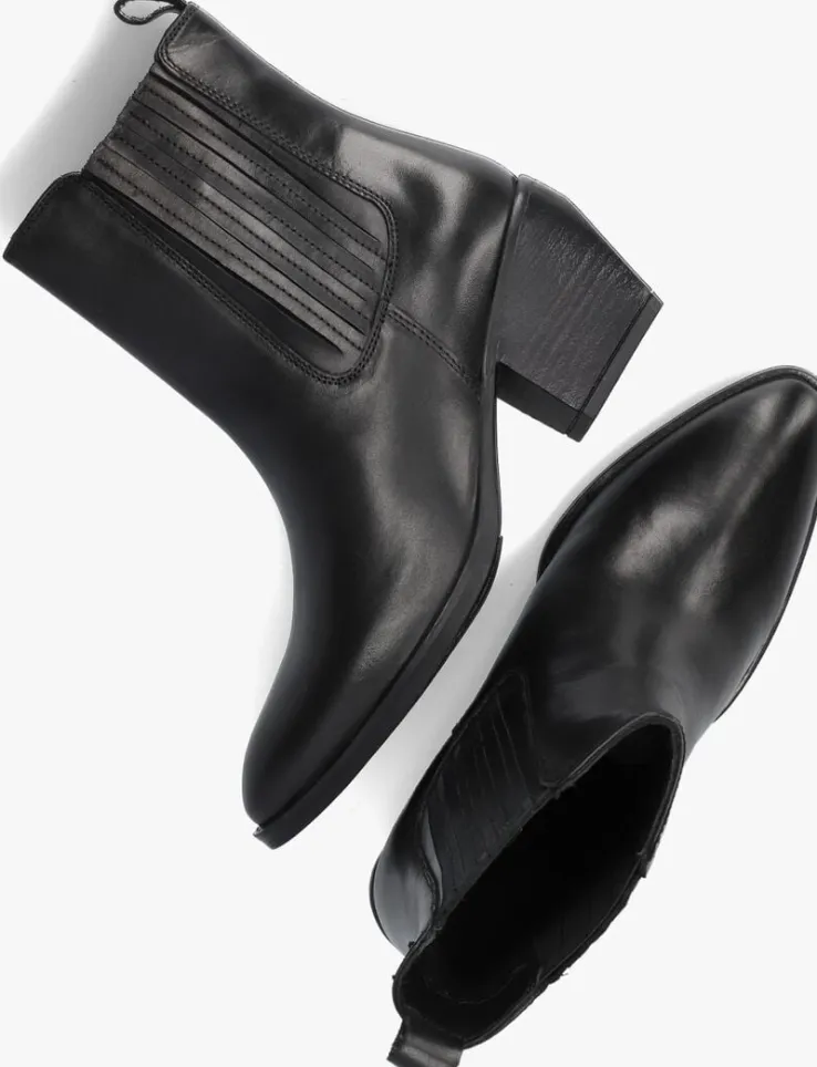 zwarte notre-v enkellaarsjes ki-4689