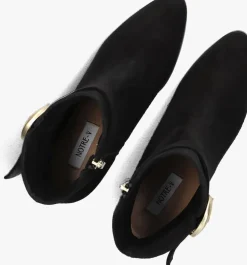 zwarte notre-v enkellaarsjes 8552