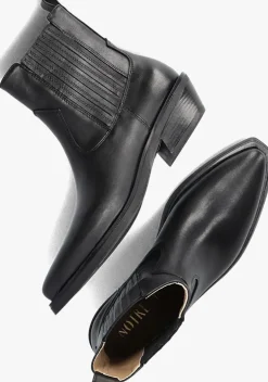 zwarte notre-v enkellaarsjes as136