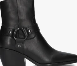 zwarte notre-v enkellaarsjes al334