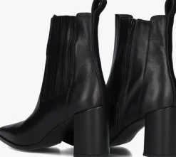 zwarte notre-v enkellaarsjes 33028