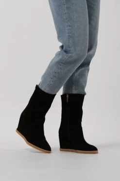 zwarte notre-v enkellaarsjes ap176