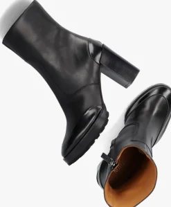 zwarte notre-v enkellaarsjes b4897