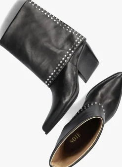 zwarte notre-v enkellaarsjes as144