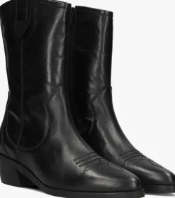 zwarte notre-v enkellaarsjes 18050