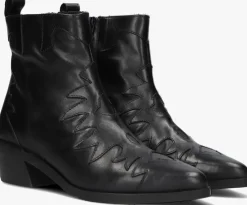 zwarte notre-v enkellaarsjes 18060