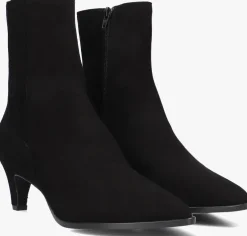 zwarte notre-v enkellaarsjes 15225