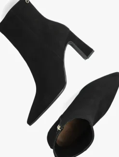 zwarte notre-v enkellaarsjes 18739