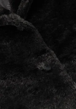 zwarte notre-v faux fur jas nv-ecrin