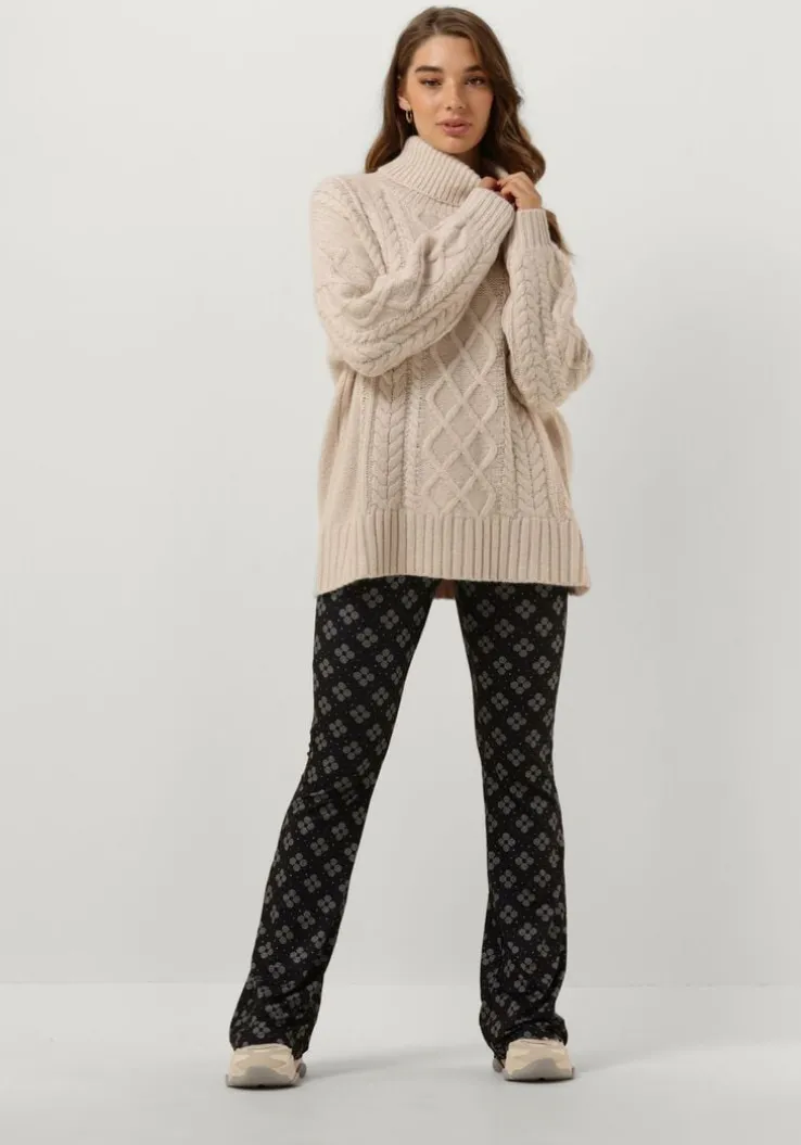 zwarte notre-v flared broek nv celeste flared pants