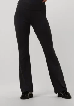 zwarte notre-v flared broek nv celeste flared pants