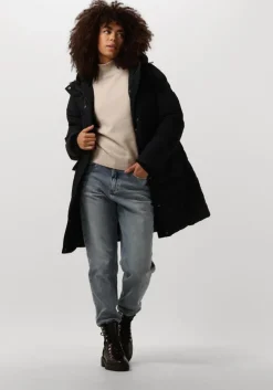 zwarte notre-v gewatteerde jas nv-edsilia