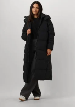 zwarte notre-v gewatteerde jas nv-edna