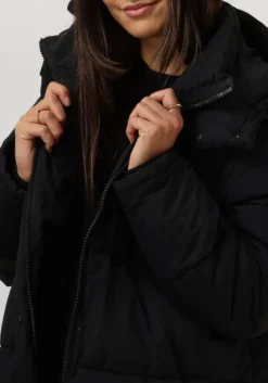 zwarte notre-v gewatteerde jas nv-edna