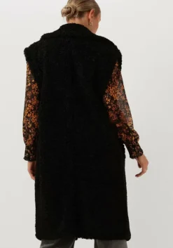zwarte notre-v gilet teddy gilet