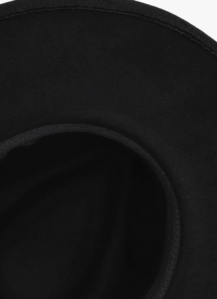 zwarte notre-v hoed vanity