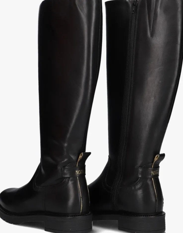 zwarte notre-v hoge laarzen dunga ball-66