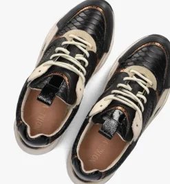 zwarte notre-v lage sneakers iva-06