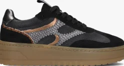 zwarte notre-v lage sneakers anemone-63