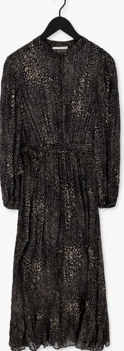 zwarte notre-v maxi jurk maxi dress nv-alix