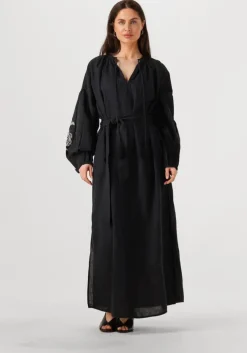zwarte notre-v maxi jurk nv-freda