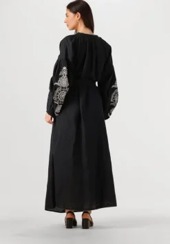 zwarte notre-v maxi jurk nv-freda