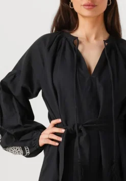 zwarte notre-v maxi jurk nv-freda