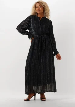 zwarte notre-v maxi jurk nv-elaine dress