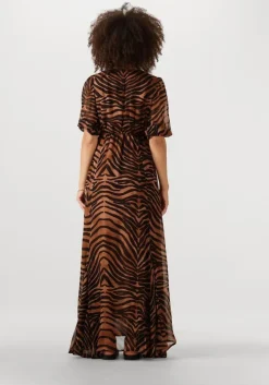 zwarte notre-v maxi jurk nv-fiore