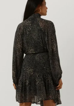 zwarte notre-v midi jurk mini dress nv-arla