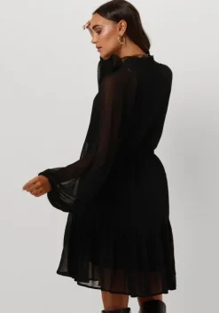 zwarte notre-v mini jurk mini dress nv-arla