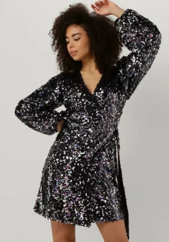 zwarte notre-v mini jurk nv-bing party dress