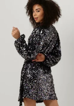 zwarte notre-v mini jurk nv-bing party dress