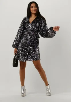 zwarte notre-v mini jurk nv-bing party dress