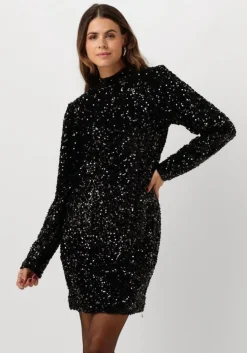 zwarte notre-v mini jurk nv-emani
