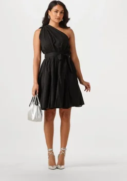 zwarte notre-v mini jurk nv-flora