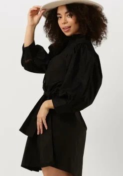 zwarte notre-v mini jurk nv-belize mini dress