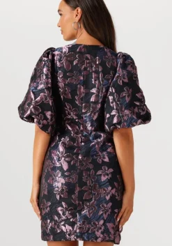 zwarte notre-v mini jurk nv-giselda